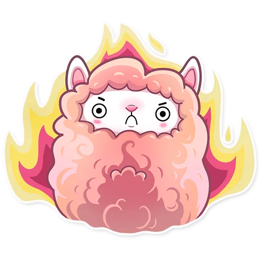 Sticker from the "Lamalicious" sticker pack