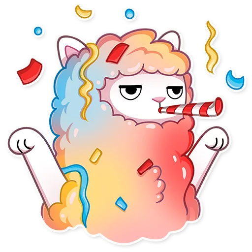 Sticker from the "Lamalicious" sticker pack