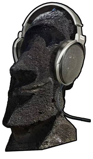 Sticker from the "Moai" sticker pack