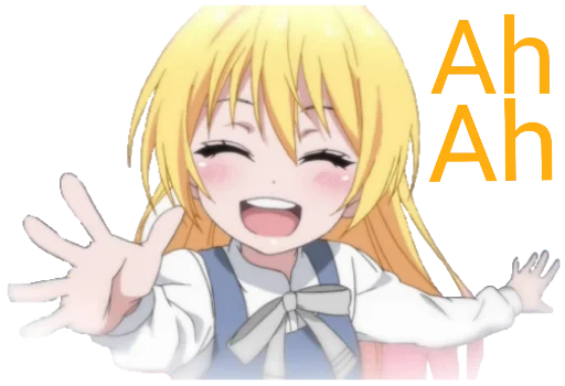 Sticker from the "Chitoge (Nisekoi)" sticker pack