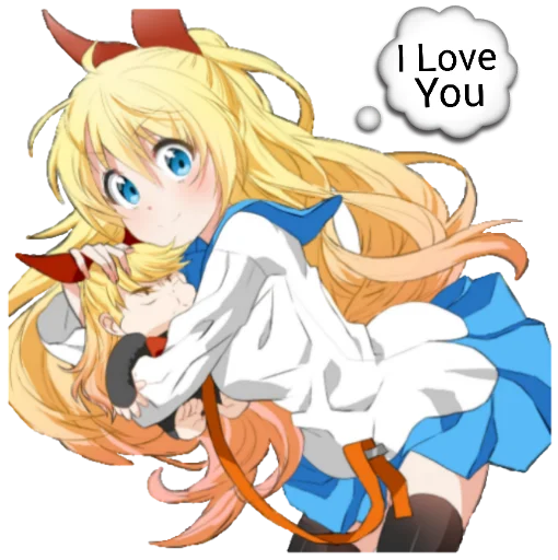 Sticker from the "Chitoge (Nisekoi)" sticker pack