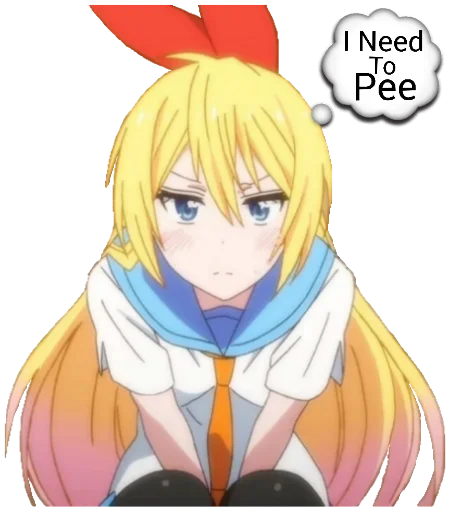 Sticker from the "Chitoge (Nisekoi)" sticker pack