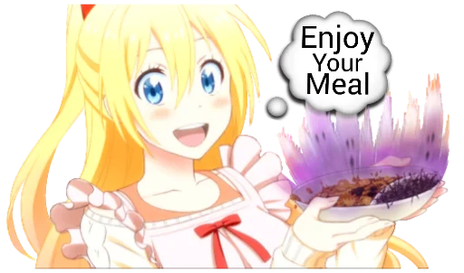 Sticker from the "Chitoge (Nisekoi)" sticker pack