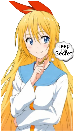 Sticker from the "Chitoge (Nisekoi)" sticker pack