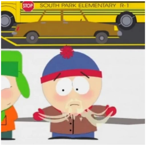 Стикер из набора "south park"