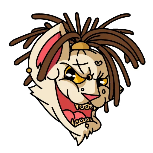 Sticker from the "Мудакот MDK" sticker pack