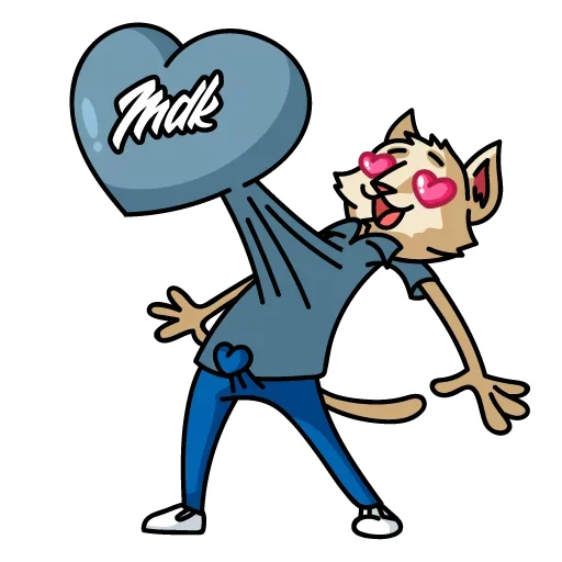 Sticker from the "Мудакот MDK" sticker pack