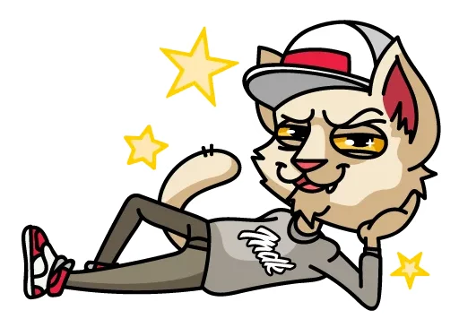 Sticker from the "Мудакот MDK" sticker pack