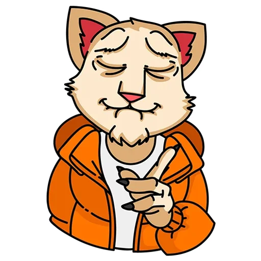 Sticker from the "Мудакот MDK" sticker pack