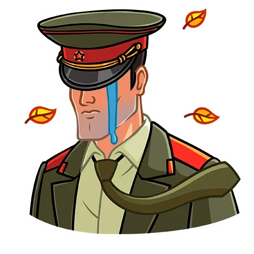 Sticker from the "Агент КГБ" sticker pack