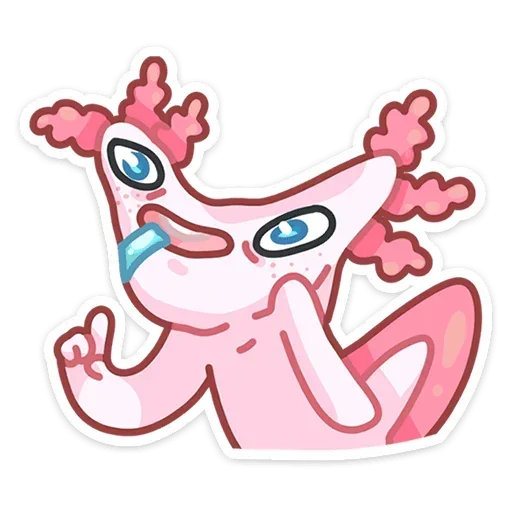 Sticker from the "Лотти" sticker pack