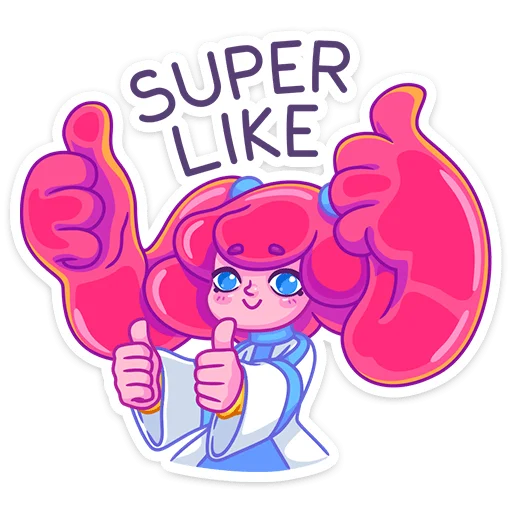 Sticker from the "Юни" sticker pack