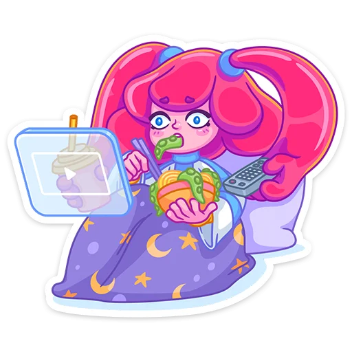 Sticker from the "Юни" sticker pack