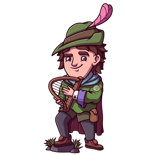 Sticker from the "Robin Hood" sticker pack