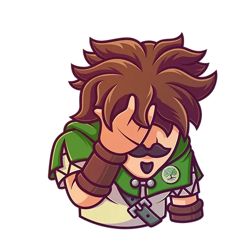 Sticker from the "Robin Hood" sticker pack