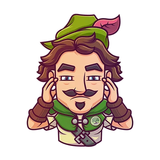 Sticker Robin Hood