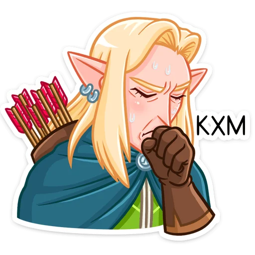 Sticker from the "Гилиат" sticker pack