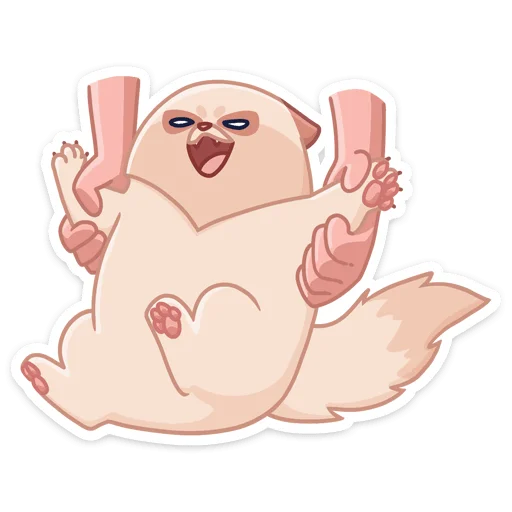 Sticker from the "Пушух" sticker pack