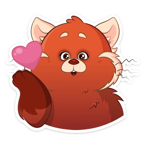 Sticker from the "Я краснею" sticker pack