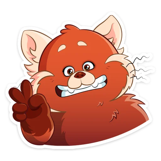 Sticker from the "Я краснею" sticker pack