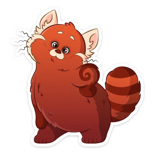 Sticker from the "Я краснею" sticker pack