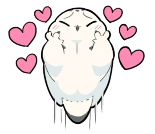 Sticker from the "Energetic Snowy Owls" sticker pack