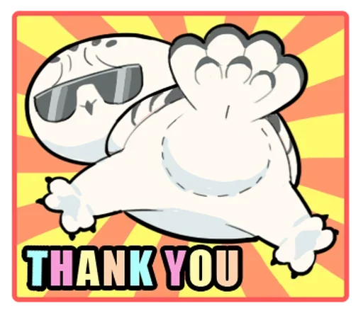 Sticker from the "Energetic Snowy Owls" sticker pack