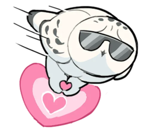 Sticker from the "Energetic Snowy Owls" sticker pack