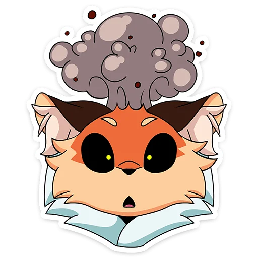 Sticker from the "Лиса Алиса" sticker pack