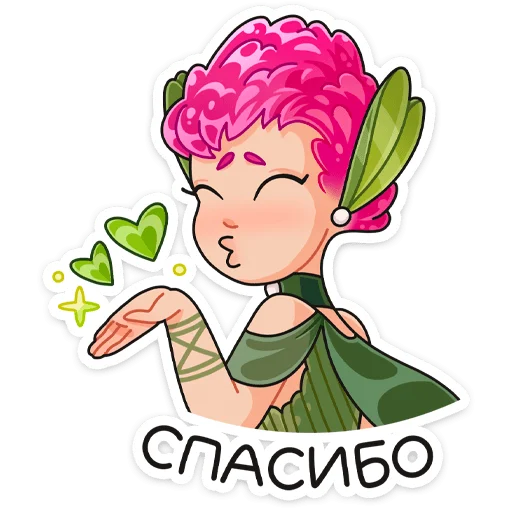 Sticker from the "Клевертина" sticker pack