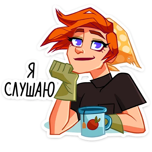 Sticker Дачница Марина