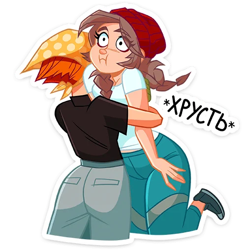 Sticker from the "Дачница Марина" sticker pack