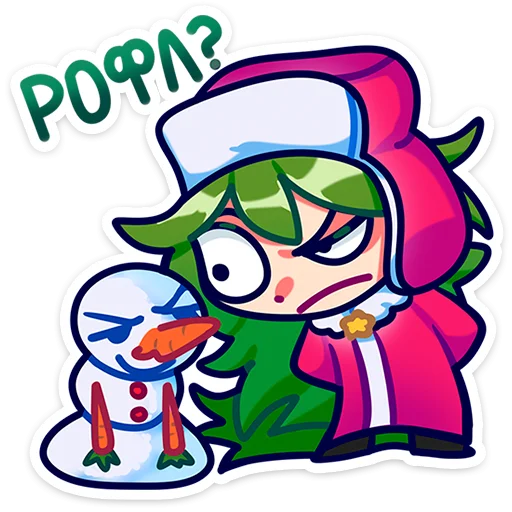 Sticker from the "Ёля" sticker pack