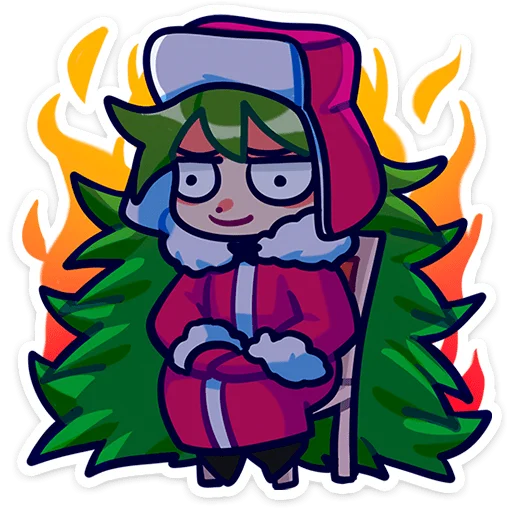 Sticker from the "Ёля" sticker pack