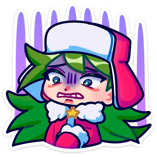 Sticker from the "Ёля" sticker pack