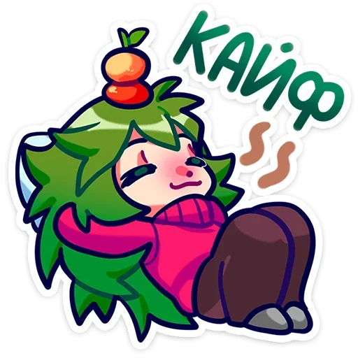 Sticker from the "Ёля" sticker pack