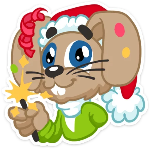 Sticker from the "Ну, с Новым годом!" sticker pack