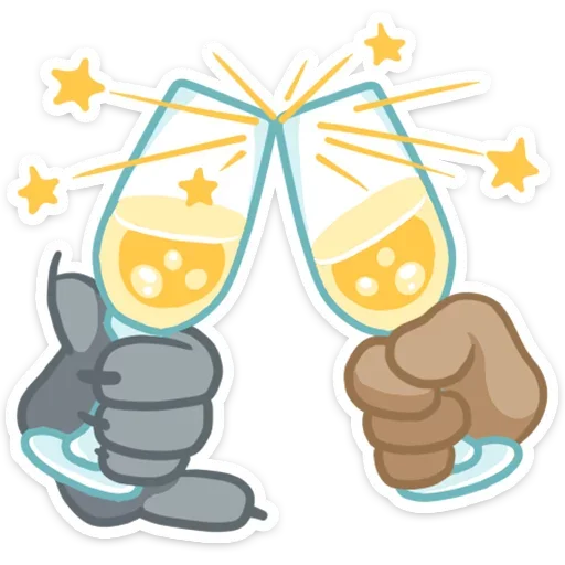 Sticker from the "Ну, с Новым годом!" sticker pack