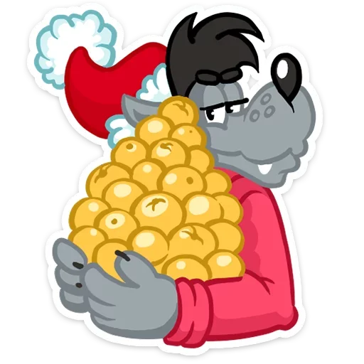 Sticker from the "Ну, с Новым годом!" sticker pack