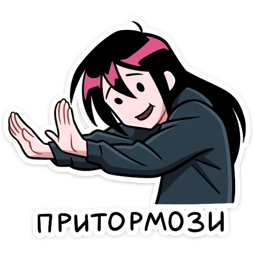 Sticker Мори