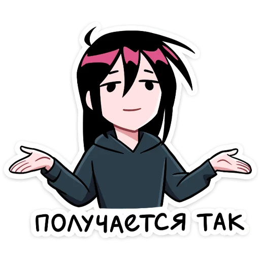 Sticker from the "Мори" sticker pack