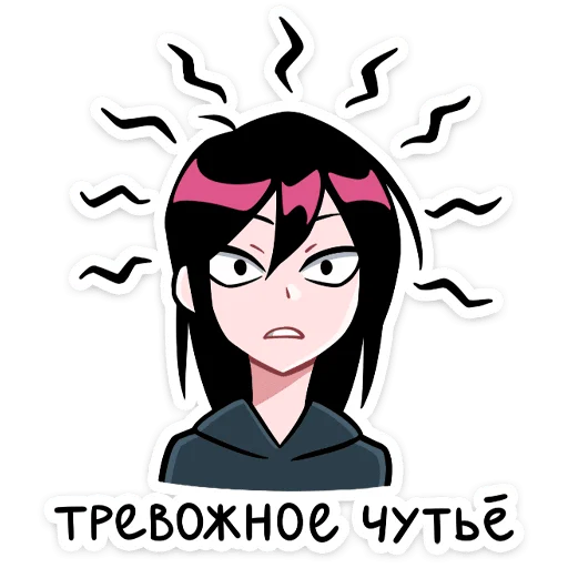 Sticker Мори