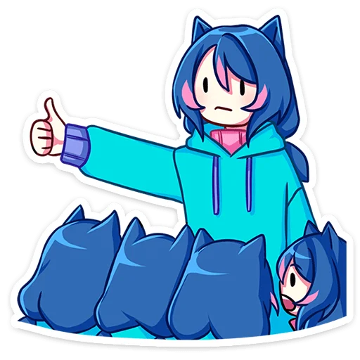 Sticker from the "Уня" sticker pack