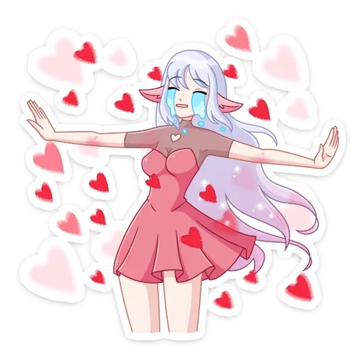 Sticker from the "Флоренс" sticker pack