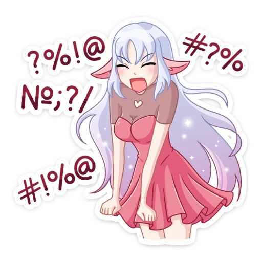 Sticker from the "Флоренс" sticker pack