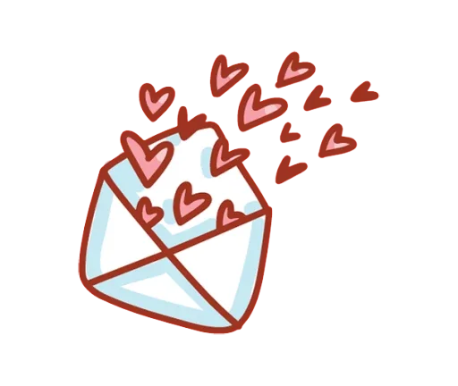 Sticker from the "Про любовь" sticker pack