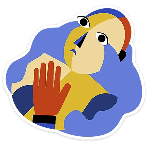 Sticker from the "Абстрактум" sticker pack