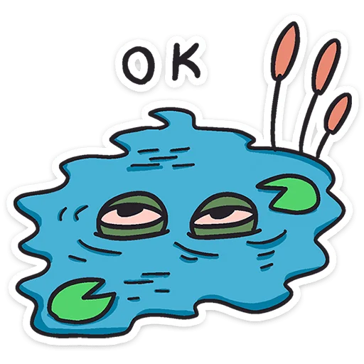 Sticker from the "Кроко" sticker pack