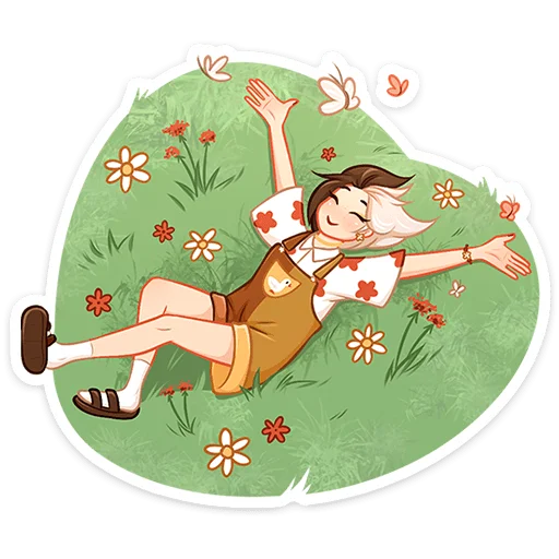 Sticker from the "Саммер" sticker pack