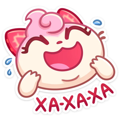 Sticker from the "Клубничка Душечка" sticker pack